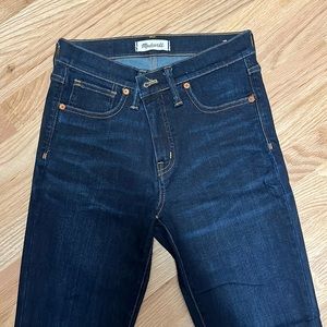 Madewell 9” High Rise Skinny Jeans in size 27